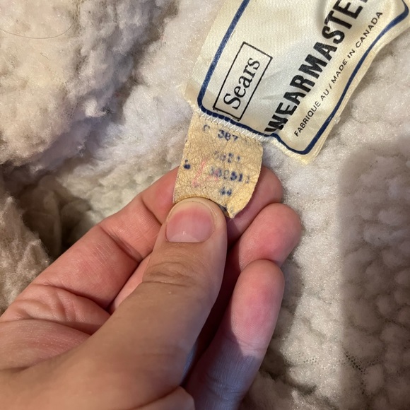 Vintage Sears 80s-90s Sherpa Style Wool Workwear Plaid Winter Jacket - Picture 3 of 5